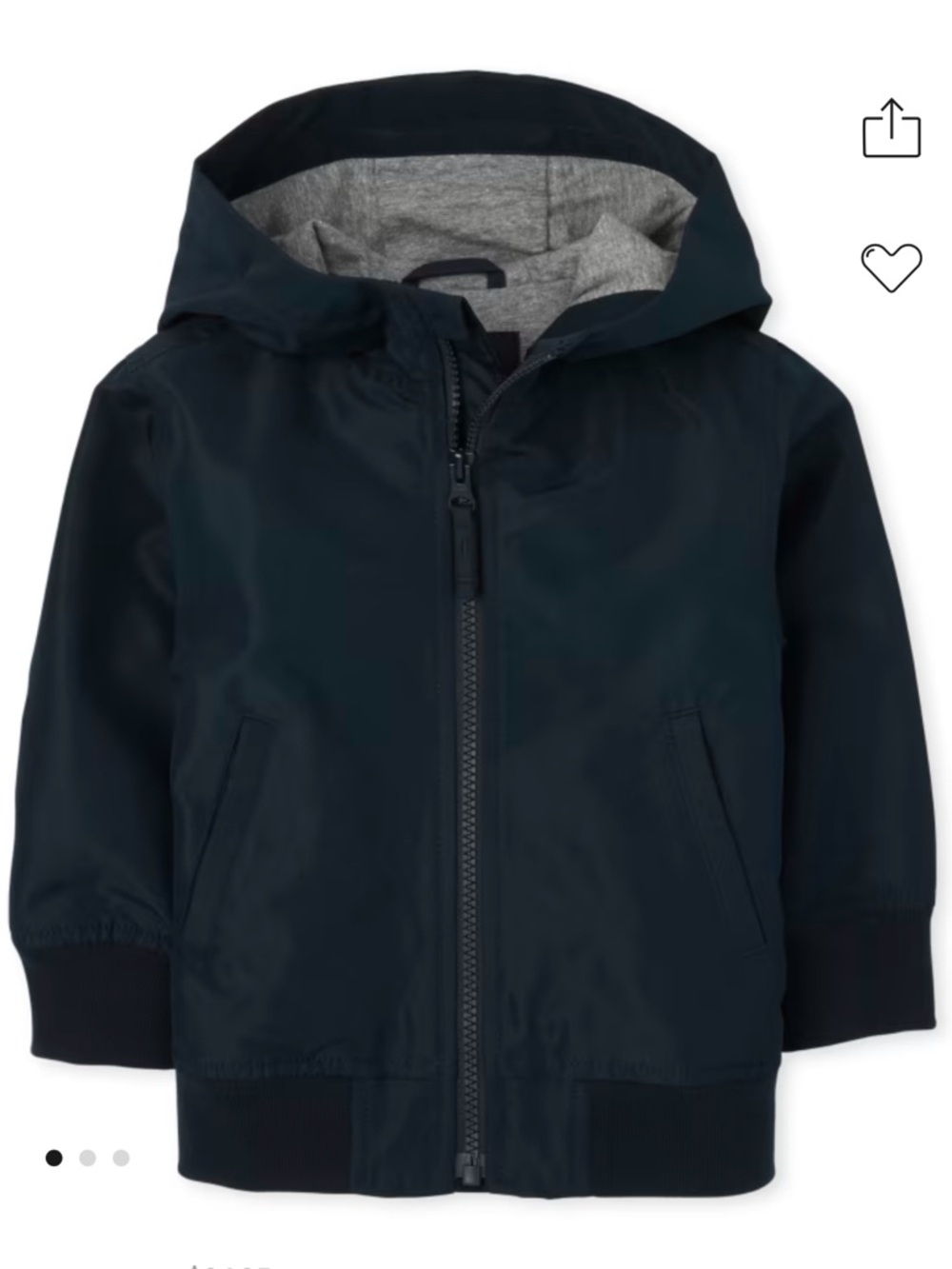 THE CHILDRENS PLACE Toddler Boys Navy Windbreaker Jacket